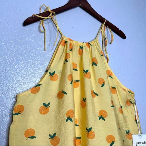 Blu Pepper NEW Perch  Women's Orange Novelty Print Citrus Tank size 1X Summer