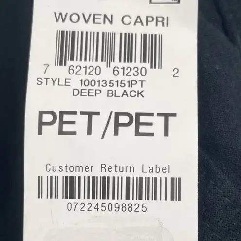 Karen Scott Petite Cotton Gemma Shorts in Black NWT MSRP $30 Petite Small