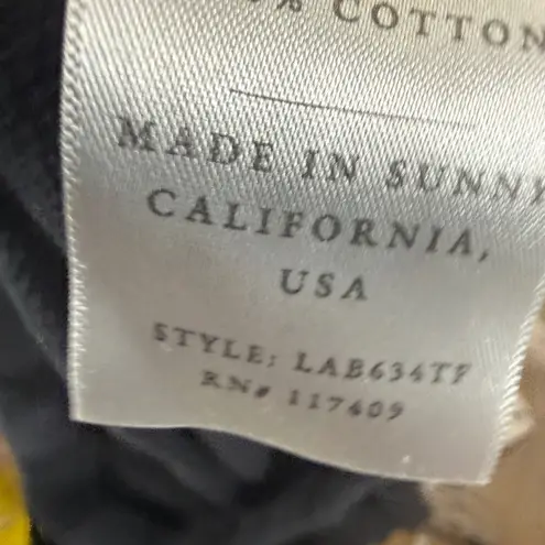 Frank & Eileen Catherine Crop Favorite Pants Royal Navy Size Large Classic NWOT