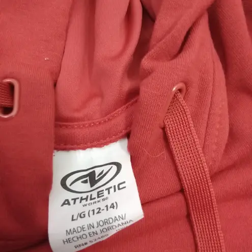 Athletic Works Athletic large red pullover hooded sweatshirt