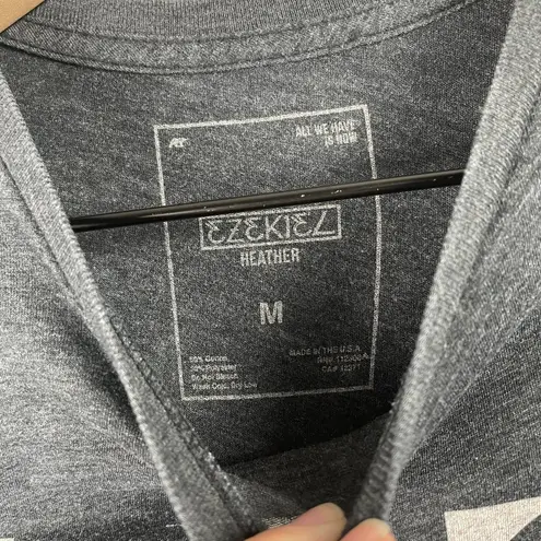 Ezekiel Graphic Tee Women’s Medium Heather Gray Oversized Skater Y2K Grunge