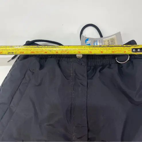 Ski Tek Snow Ski Pants Black Elastic Waist Women S Zip Pocket Outdoor Winter NWT