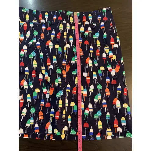 Talbots  Lobster Pot‎ Buoy Print Pencil Skirt 6P Petites Novelty Preppy Coastal