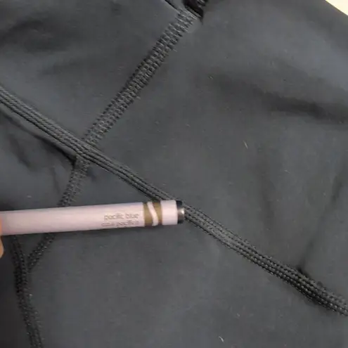 Sweaty Betty Teal Blue Green High-Waisted Side Pocket POWER 7/8 Leggings US 10