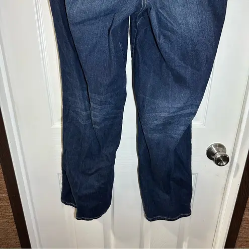 Lane Bryant  Medium/Dark Wash Denim Simply Straight Jeans size 14 petite