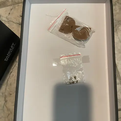 Badgley Mischka Light Blue w/ Silver Heels and Rhinestone Embellishments Bridal