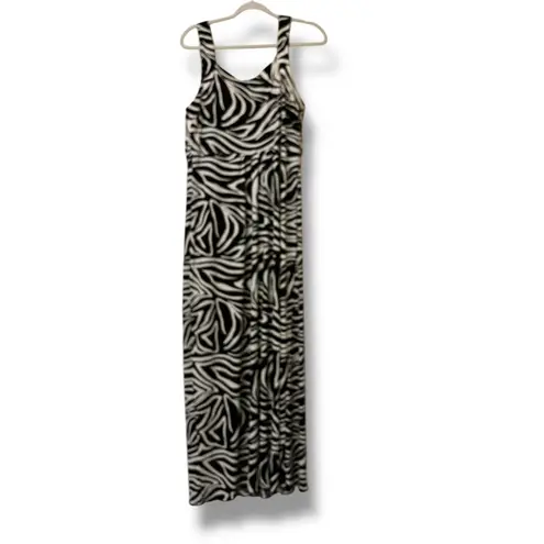Enfocus Studio Y2K En Focus Brown Sleeveless Empire Waist Maxi Dress