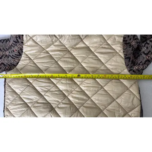 Aldo Martins Jacket Tweed Fringe Knit Cropped Brown S Small