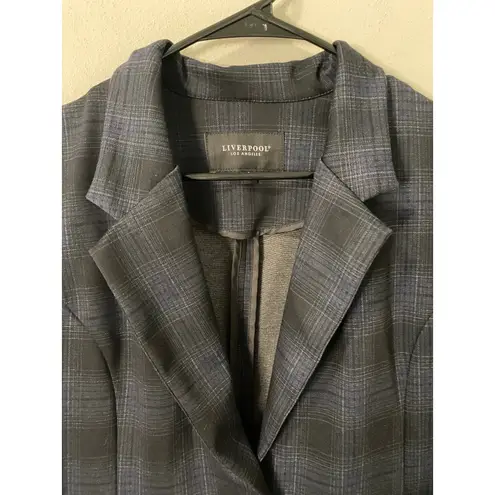 Liverpool NWOT Women's Preppy Collegiate Blazer, Navy/Black Size Small
