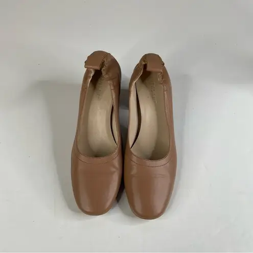 Everlane  The Day High Heel Tan Leather Size 6