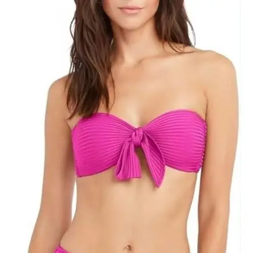 Robin Piccone Neelah Bandeau Bikini Top SZ Extra Small New Removable Straps NWOT