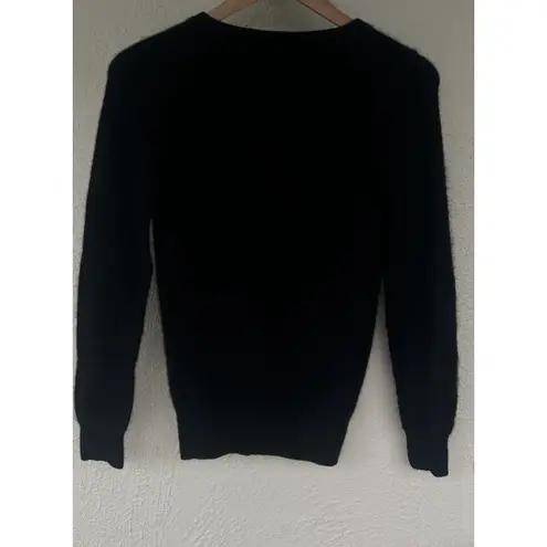 Y2K Only Mine Sweater Women's XS 2 Ply Cashmere Black V