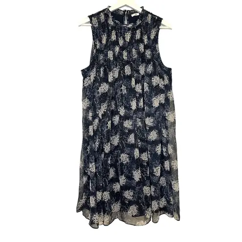 Joie | Thelen Chiffon Baltic Print Blue Dress Size XL