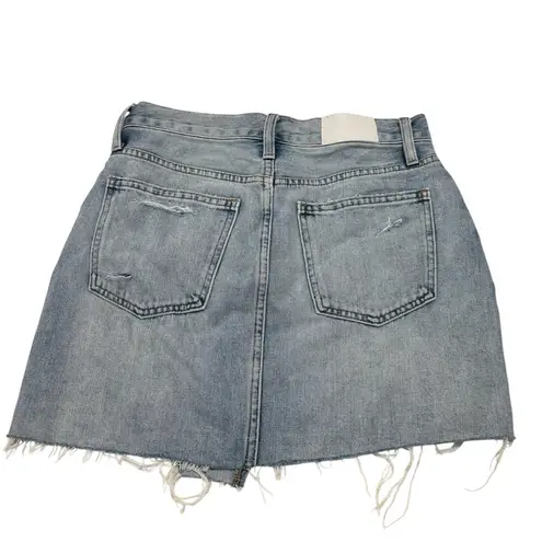 Pistola RUMI Blue Distressed Denim jean mini Skirt Size 26