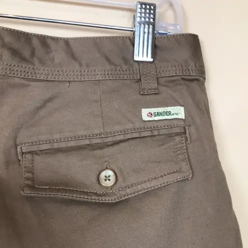 Gander mountain Women’s Brown Cargo Pockets Straight Leg Hiking Outdoor Pants