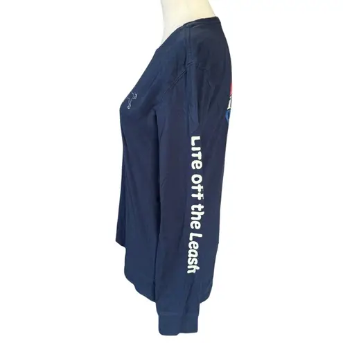 The Black Dog Classic Collection blue long sleeve crewneck t-shirt size XS