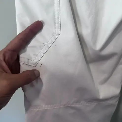 Orage Women's Bella Medium Insulated Snow Pant Ski Snowboarding Ankle Zip 1441 White