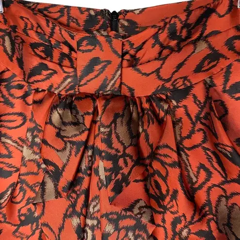 Eva Franco Missive Bubble Floral Skirt 2 Red