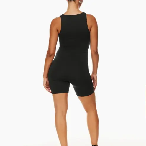 Aritzia  babaton Contour V-Neck Romper black xs