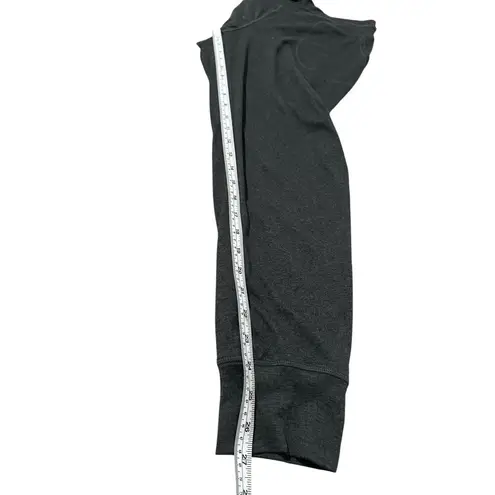 Lole Dark Gray Jersey Knit High Rise Lounge Pant Cinch Waist Joggers Size M Size M