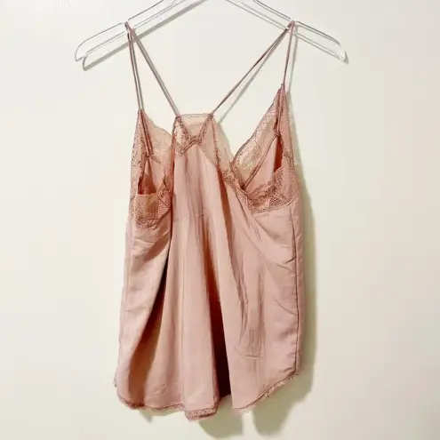 VICI  LOVESTITCH Delicate Lace Tank in Blush size‎ Small