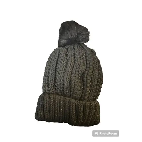 ✨Suzanne Fashion Warm HatsWomen Winter Outdoor Warm Knitted Hat Pompom Beanie✨ Gray