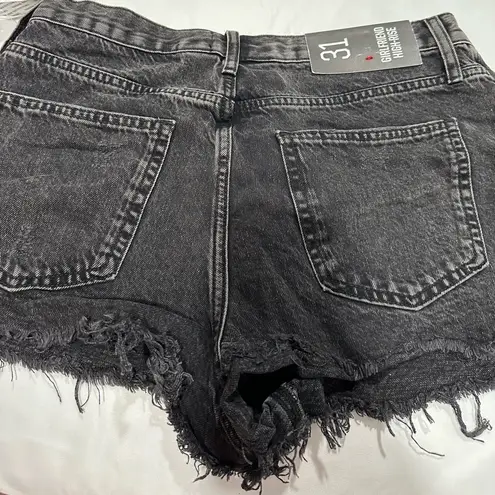 Urban Outfitters BDG Girlfriend High-Waisted Denim Short Washed Black Denim New with Tag