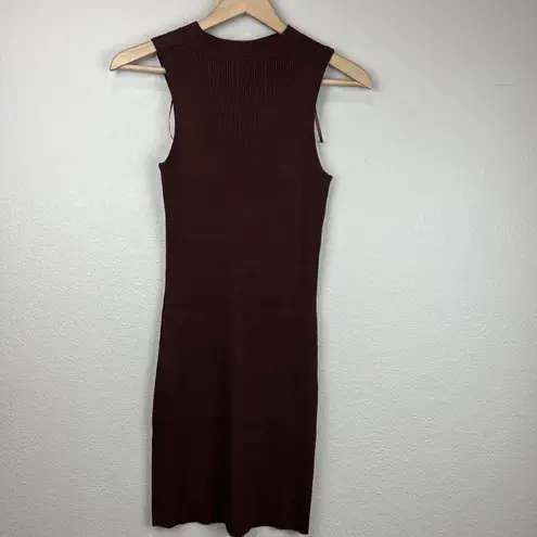 Pink Rose  Dress Medium Brown Bodycon Sleeveless