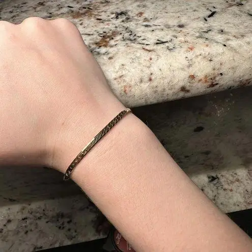 Park Lane Women’s Dainty Signed Gold Tone Chain Bracelet 6 7/8 Inch