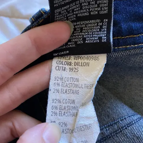 3x1 Scarlett Cropped Slim High Rise Dillon Women's Jeans Size 27 Dark Wash