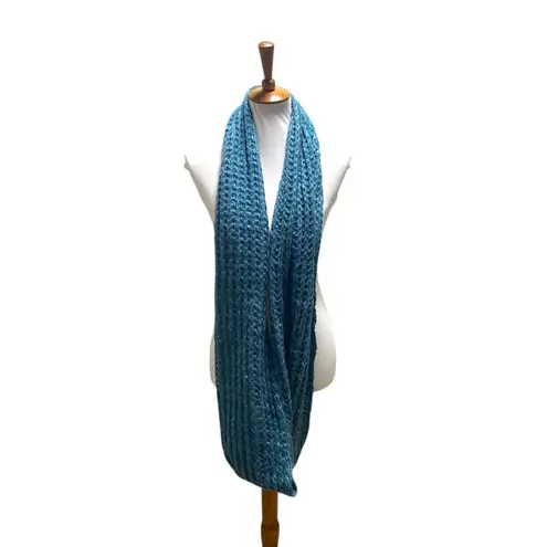 Boutique Y2K Infinity Scarf Teal Blue One Size