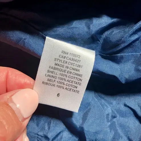 Twelfth Street By Cynthia Vincent Multicolored Knit Cropped Jacket Size 6 White