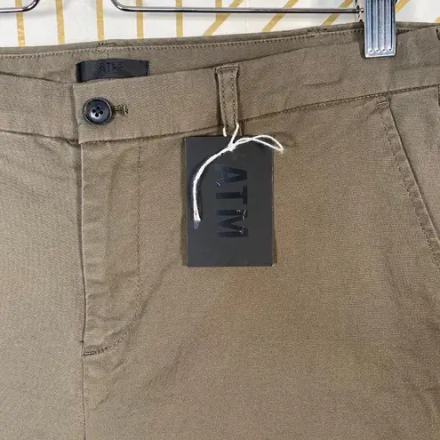 ATM Anthony Thomas Melillo Enzyme Wash Crop Pants Green Size 10