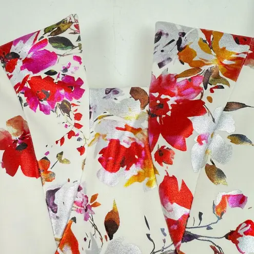 Black Halo NWT Eve Lena Sheath Midi Dress in Floral Fire Blossom Size 2 NEW