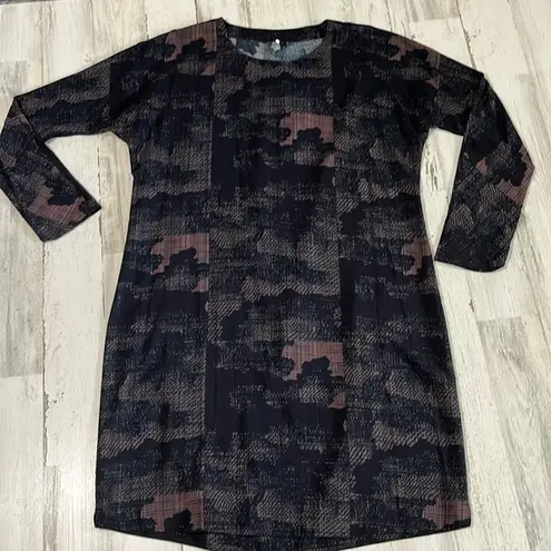 Elk Shanghai Print Silk Dress Size Small thumbnail 1