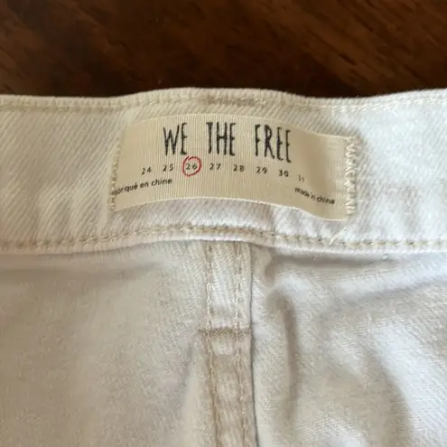 We The Free Free People Austen Raw Hem Straight Jeans