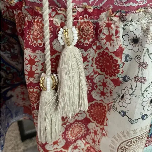 Johnny Was silk Gigi tiered peasant dress NWT