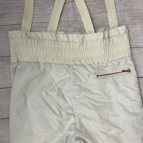 Slalom vintage new with tags women 12 DuPont supplex w/zeppel rain repeller white ski pants vintage