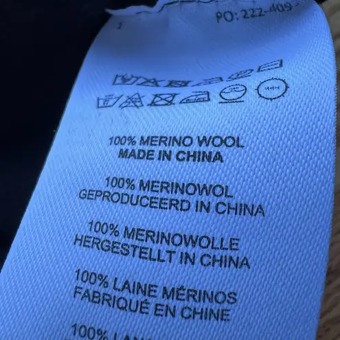 Dries Van Noten Merino Wool Cold Shoulder Sweater Black Women Sz XS Sexy Chic