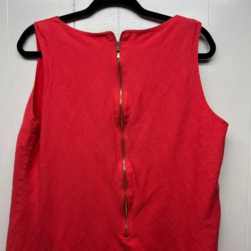 Zac & Rachel Dress Womens 14 Beachy Coastal Party Tomato Girl Colorful Vacation Red