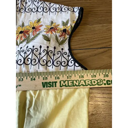 Vintage 1940’s 50’s Carmen Lee Novelty Wrap Floral Apron/ Dress Size S/M