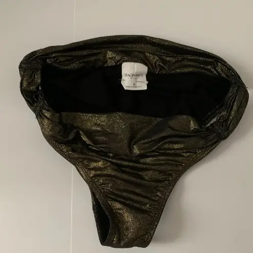 Zac Posen for Target Metallic Gold Bikini Set - Top Size XL / Bottom Size M