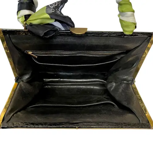 Vintage Genuine Alligator Black Top