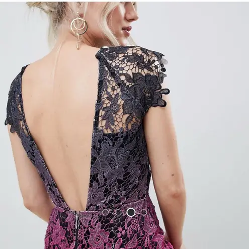 Petite Paper Dolls Lace Cocktail Dress Size 8 Pink