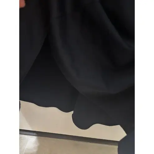 Betsy and Adam Women Navy Sequin Beaded Embellished Gown maxi Lining Dress Size 4