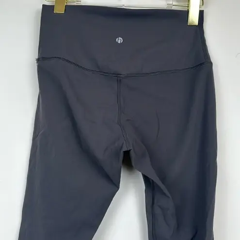 HeyNuts Essential 7/8 Leggings High Waisted Compression Athletic Yoga 25" Gray M Size M