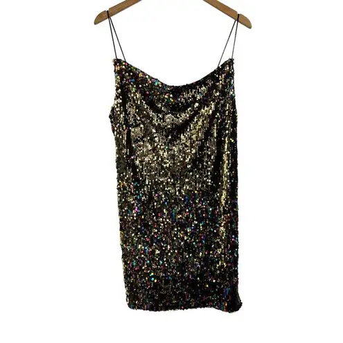 Daisy Street Sequined Mini Dress Size 8