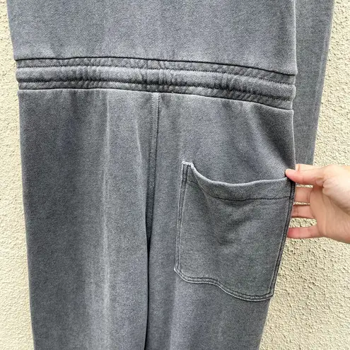 AMO Georgie Long Sleeve Crop Jumpsuit XS Gray