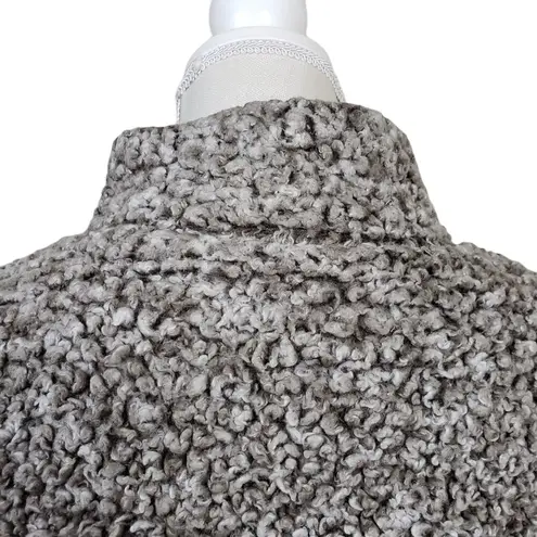 Weatherproof Original Vintage Faux Fur Sherpa Quarter Zip Pullover Size Large