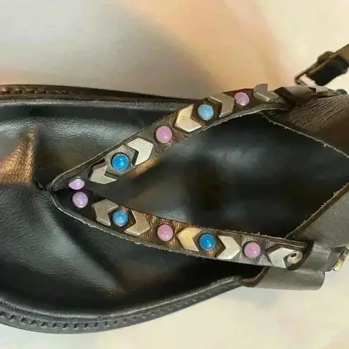 Isabel Marant The Elham Sandal In Black Size 38 EU